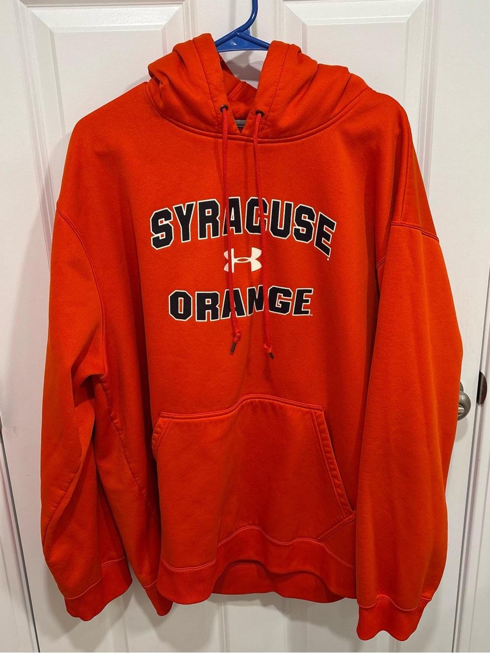 Under Armour Syracuse Orange Pullover Sweatshirt Hoodie Mens U.S. XXL